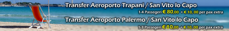 Transfer Aeroporto Trapani Birgi / Palermo Punta Raisi / San Vito lo Capo